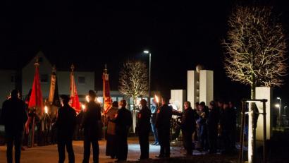 Bild: nza
Gedenkfeier im Friedenshain