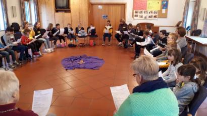 Bild: exb
Ein buntes Programm für Kinder bot die evangelische Kirchengemeinde am Buß- und Bettag.