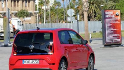 Bild: bz
Der neue VW e-Up bei der Präsentation in Valencia.