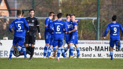 Bild: PresseFoto Evans/Ryan Evans
Jubel bei der DJK Gebenbach über das 0:1 durch Johannes Scherm.