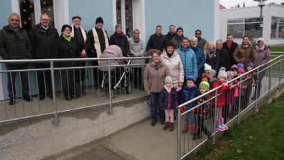 Bild: wro
Ein barrierefreier Zugang zum Kindergarten St. Elisabeth war ein langgehegter Wunsch.