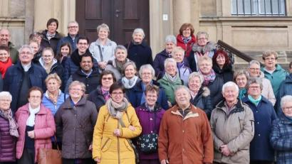 Bild: rha
Beim Ausflug der Pfarreiengemeinschaft Vilseck-Schlicht-Sorghof wird auch in der Domstadt Bamberg Halt gemacht.