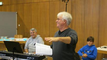 Bild: bba
Joachim Raabe (links) und Eugen Eckert beim Workshop.