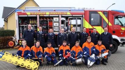 Bild: egl
Geschafft. Sieben Feuerwehrleute der Ursensollener Wehr haben das MTA-Basismodul bestanden.