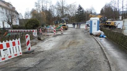 Bild: obe
Am Riglasreuther Ortseingang wird aktuell gebaut.