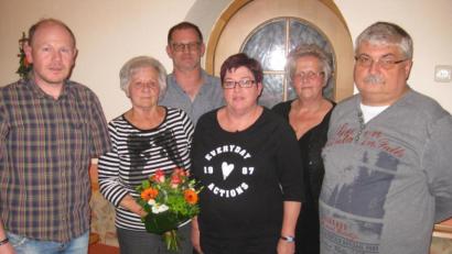 Bild: exb
Das neue Führungsteam des Eisstockclubs bilden (von links) Manfred Faget, Erika Haberländer, Markus Hampl, Petra Obermeier, Ruth Seidl und Peter Meiler.