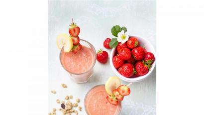 Bild: exb/Dr. Oetker Versuchsküche
Lecker und leicht: der fruchtige Müsli-Smoothie.