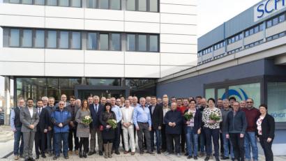 Bild: Johannes Zrenner
Die Jubilare der Schott AG.