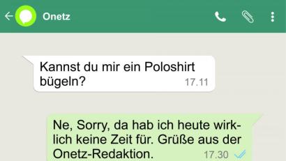 Bild: nt/az
Immer wieder erreichen die Online-Redaktion Nachrichten per Whatsapp, die eigentlich für jemand anderen gedacht waren.
