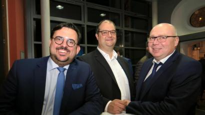 Bild: Hirsch
Fabian Biersack, Christian Paulus und Karl Killermann (von links) sprachen bei der Mittelstandsunion der CSU in der Spitalkirche.