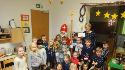 Bild: exb/Kindertagesstätte St. Josef
Die Kleinen des Kindergartens St. Joseph haben Spenden für die Kinderkrebshilfe gesammelt.