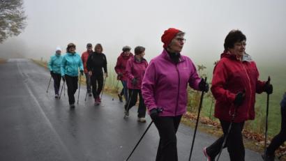 Bild: lue
Egal ob Sonne, Regen, Nebel oder Schnee: Die Nordic-Walking-Gruppe des SV Wildenreuth ist regelmäßig miteinander unterwegs.