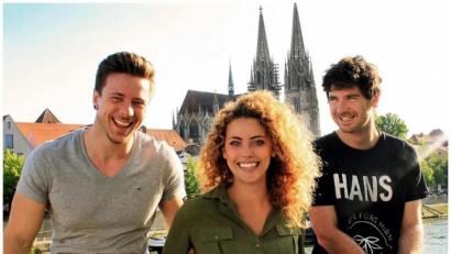 Bild: Hans Brainfood
Jakob Graf, Isabella Voit und Matthias Coufal (von links) vom Regensburger Start-up Hans Brainfood.