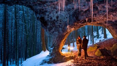 Bild: Clemens Zahn
So schön ist das Amberg-Sulzbacher Land: Die Geisbrunnenhöhle bei Peilstein (Gemeinde Neukirchen bei Sulzbach-Rosenberg).