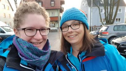 Bild: eib
Die beiden WSV-Übungsleiterinnen Stefanie Nesner (links) und Andrea Spichtinger freuen sich über ihre neue Zusatzqualifikation „Power Fitness“