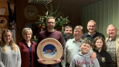 Bild: exb
Im Rahmen der Weihnachtsfeier küren die Scheibenschützen Weiherhammer die Gewinner.