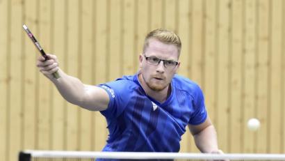 Bild: Ziegler
Juraj Zatko vom TTSC Kümmersbruck zeigte sich in besserer Form als in den letzten Spielen.