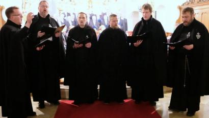 Bild: mab
Die Schola der Passionisten, ein Hörgenuss