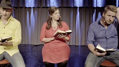 Bild: exb
Drei Personen in zehn Rollen - das Musical "Drei Wünsche frei" macht's möglich.