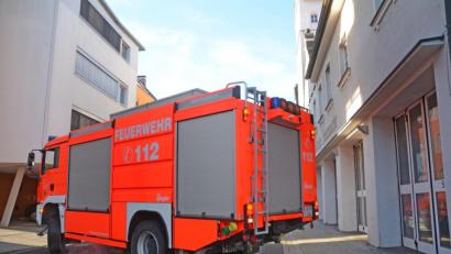 Bild: Gabi Schönberger
Die kleinen Tore der alten Feuerwache sind für die modernen großen Fahrzeuge zu klein.