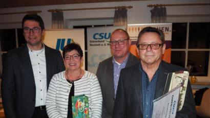 Bild: krb
Die CSU ehrte Hans Eger