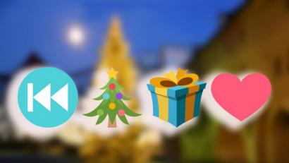 Grafik: Oberpfalz-Medien
Weihnachtslieder als Emojis.