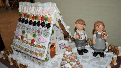 Bild: rgr
Das Lebkuchenhaus im Seniorenpflegeheim Gmünd.