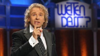Bild: Martin Schutt
Showmaster Thomas Gottschalk moderiert "Wetten, dass..?".