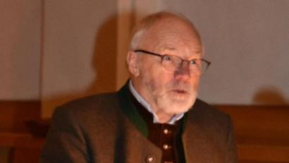 Bild: Andreas Hubmann
Dieter Radl liest „Bethlehem“ in der Hahnbacher Kirche.