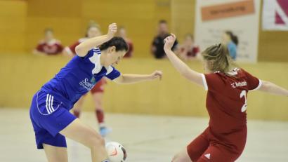 Bild: Hubert Ziegler
Packende Duelle lieferten sich beim Ladies-Indoor-Soccer-Cup des SV 08 Auerbach an zwei Tagen in vier Turnieren insgesamt 16 Mädchen- und 17 Frauenteams.