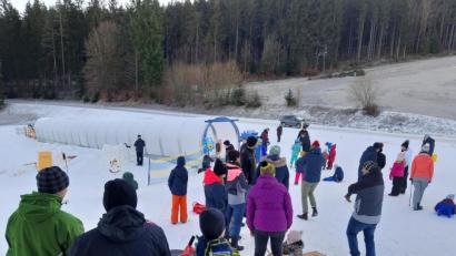Bild: gis
Das Familienland im Fichtelgebirge läuft. Die Schneedecke ist bestens präpariert..