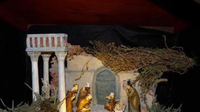 Bild: rlö
Beliebte Spielart der Krippenkunst: Die Bethlehem-Szenerie in orientalischer Prägung.