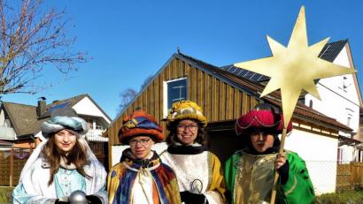 Bild: ubb
Auch in den Dörfern um Wiesau sind Sternsinger unterwegs.