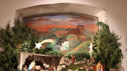 Bild: mma
Schon viel Lob erhielt der neue Stall in der St.-Jakobus-Kirche.