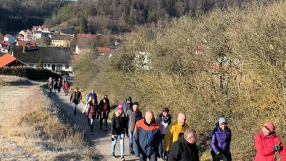 Bild: bjo
35 Personen beteiligten sich an der Winterwanderung des Skiclubs.