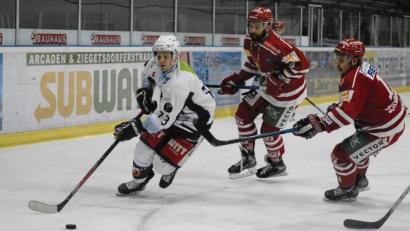Bild: gb
Tomas Rubes (links) unterstrich am Dienstag in Regensburg eindrucksvoll, wie wertvoll er für die Blue Devils ist. Mit vier Toren und zwei Assists hatte der Tscheche großen Anteil am 8:4-Erfolg, durch den die Weidener den Einzug in die Meisterrunde perfekt machten.