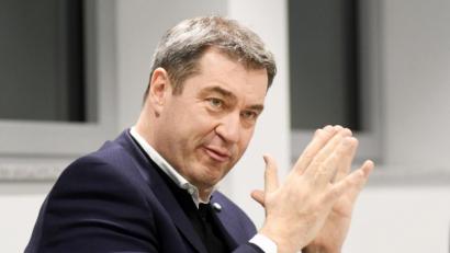 Bild: Gabi Schönberger
Markus Söder beim Redaktionsgespräch mit Oberpfalz-Medien.