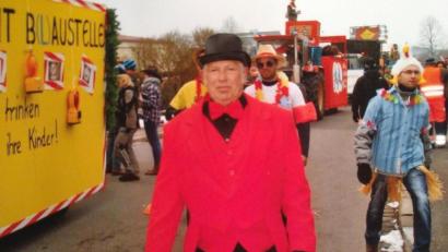 Bild: mma
Franz Erras in seiner Faschingsdienstkleidung.