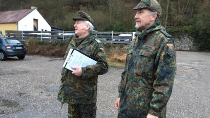 Bild: eik
Schmidmühlens Reservisten-Vorsitzender Paul Böhm und Kreisvorsitzender Bertram Gebhard.