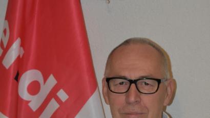 Bild: rgr
Verdi-Vertrauensmann Wolfgang Dagner.