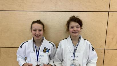 Bild: exb
Die beiden Judokas Sophie Hengl und Leonie Walberer haben sich für die "Nordbayerische" qualifiziert.