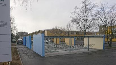 Bild: exb
Die Fahrradständer an der Rehbühlschule sind nun durch das Umweltministerium zertifiziert.