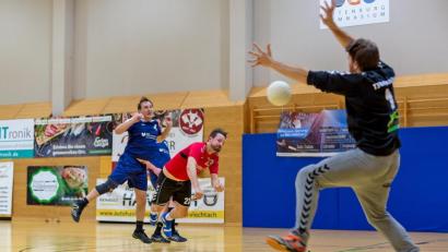 Bild: Günter Uschold 
Christian Mösbauer steuerte zwei Treffer zum 39:24 Erfolg der HV-Männer gegen die TS Regensburg bei.