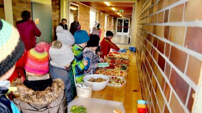 Bild: ds
Eine willkommene Abwechslung anstelle der üblichen morgendlichen Essgewohnheiten bietet die Vielfalt des Angebots beim „Gesunden Frühstück“.