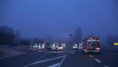Bild: rw
Verkehrsunfall Wildenau am 22. Januar 2020.