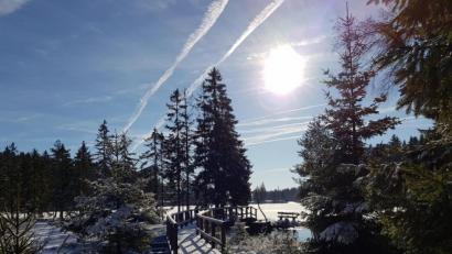 Bild: Marion Waschka
Wintertraum am Fichtelsee.