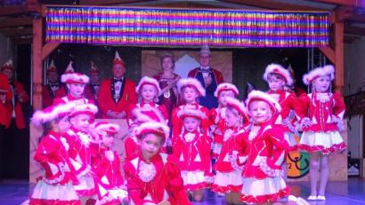Bild: hl
Die Wichtelgarde (hier beim Gardetanz) stellt mit 14 Mädchen die größte Tanzgruppe im Waldecker Carnevalverein.