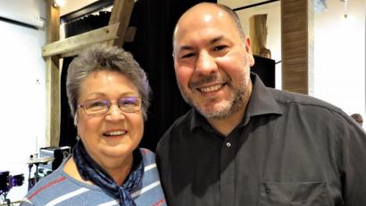 Bild: ubb
Inge Pannrucker und Tarkan Yesil standen vor Freude über das Wiedersehen beim Konzert in Waldsassen Tränen in den Augen.