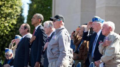 Bild: exb/White House
Gedenktag 70 Jahre D-Day: vorne links John Trzsaskos.