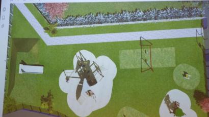 Bild: usc
Die Kleinen sollen sich im neuen Baugebiet Ostfeld 1 auf dem nun beschlossenen neuen Spielplatz wohlfühlen. Die Übersicht zeigt Federwippe Elefant (gelb), kleine Spielkombination und Mini-Kindernestschaukel für Kleinkinder. Für Kinder über drei Jahre schafft der Stadtrat eine zweisitzige Metallschaukel, eine große Spielkombination und eine Hangrutsche an.